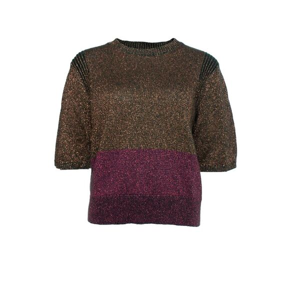 Dries Van Noten Tops - Dries van Noten Lurex top in pink